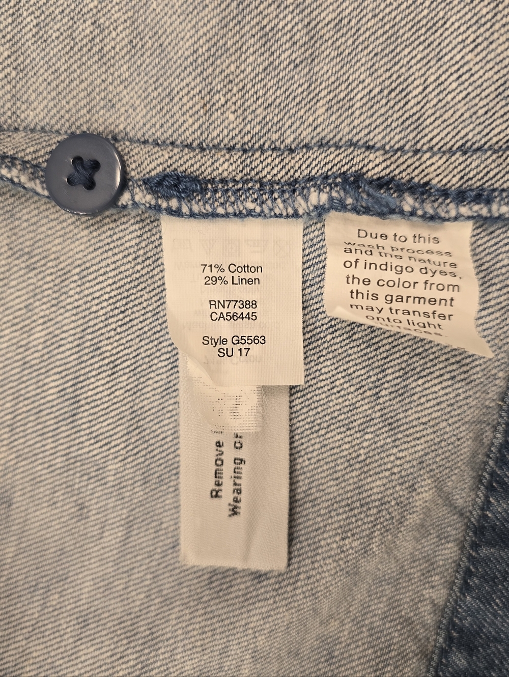 Madewell Denim Raw Hem Wrap Dress M - Picture 5 of 5